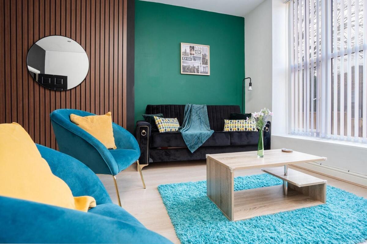 شقة Modern 2-Bed Flat, Sleeps 6 ليفربول المظهر الخارجي الصورة